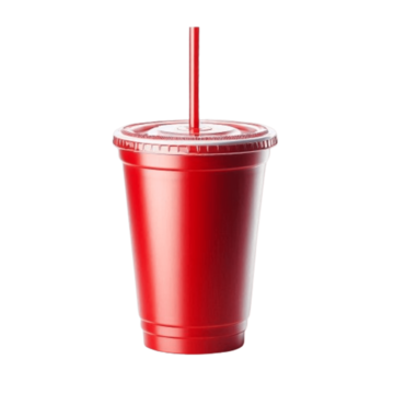 The audio of a plastic cup