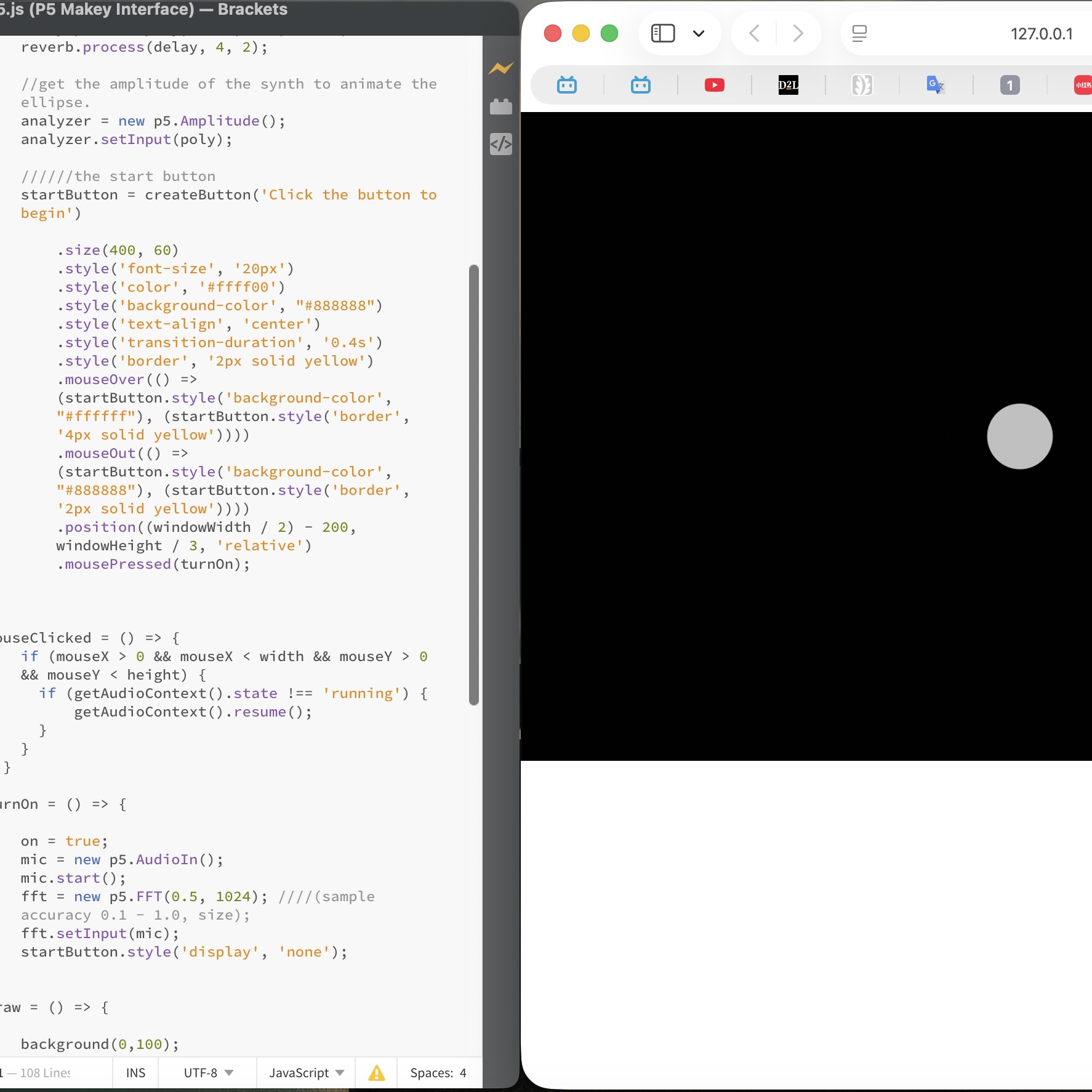 Activating the sketch 5 file 
