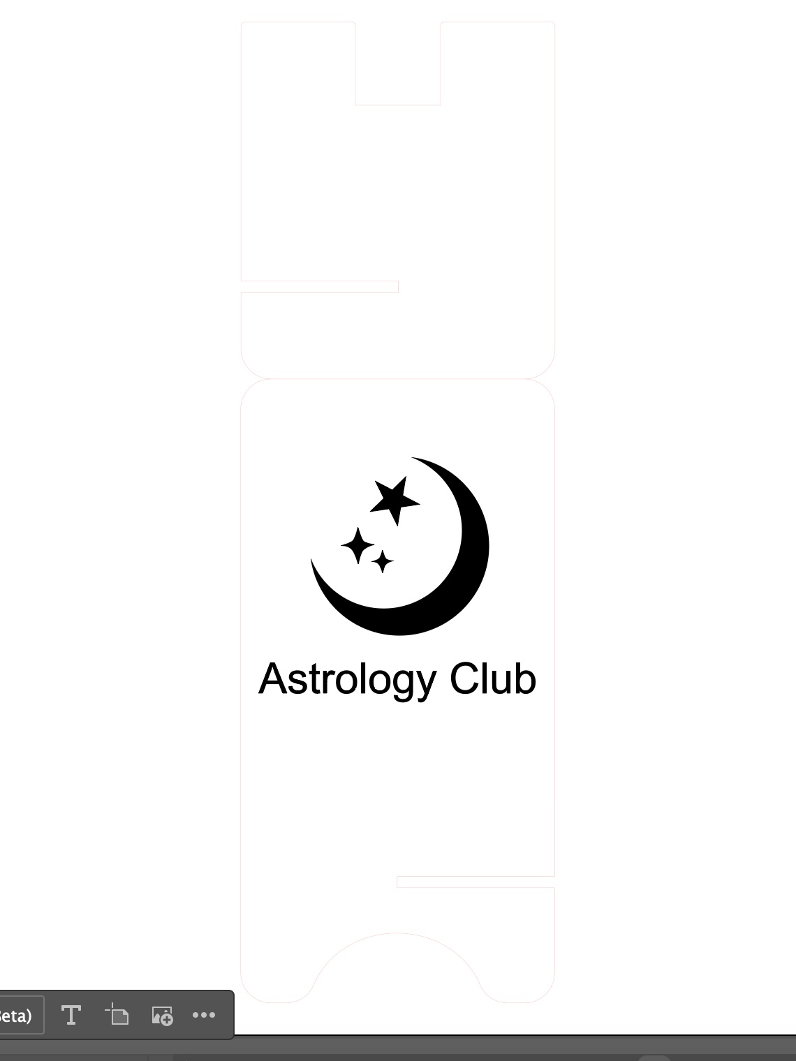 The entire design of the phone stand