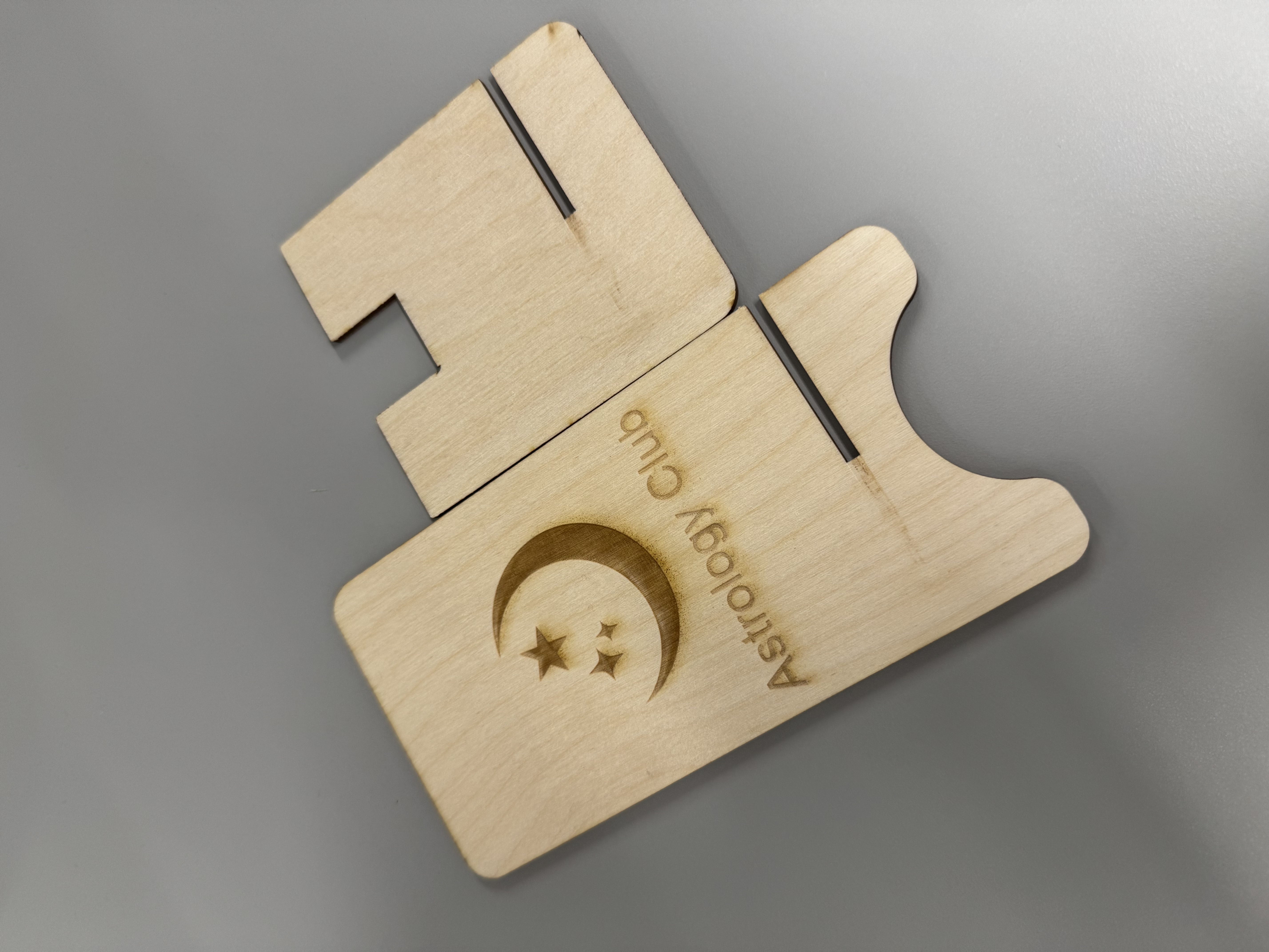 My first laser cutting phone stand