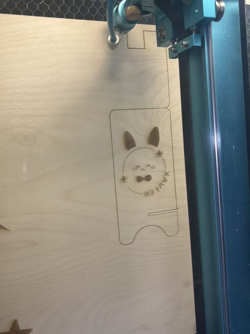 The final work of our group laser cutting