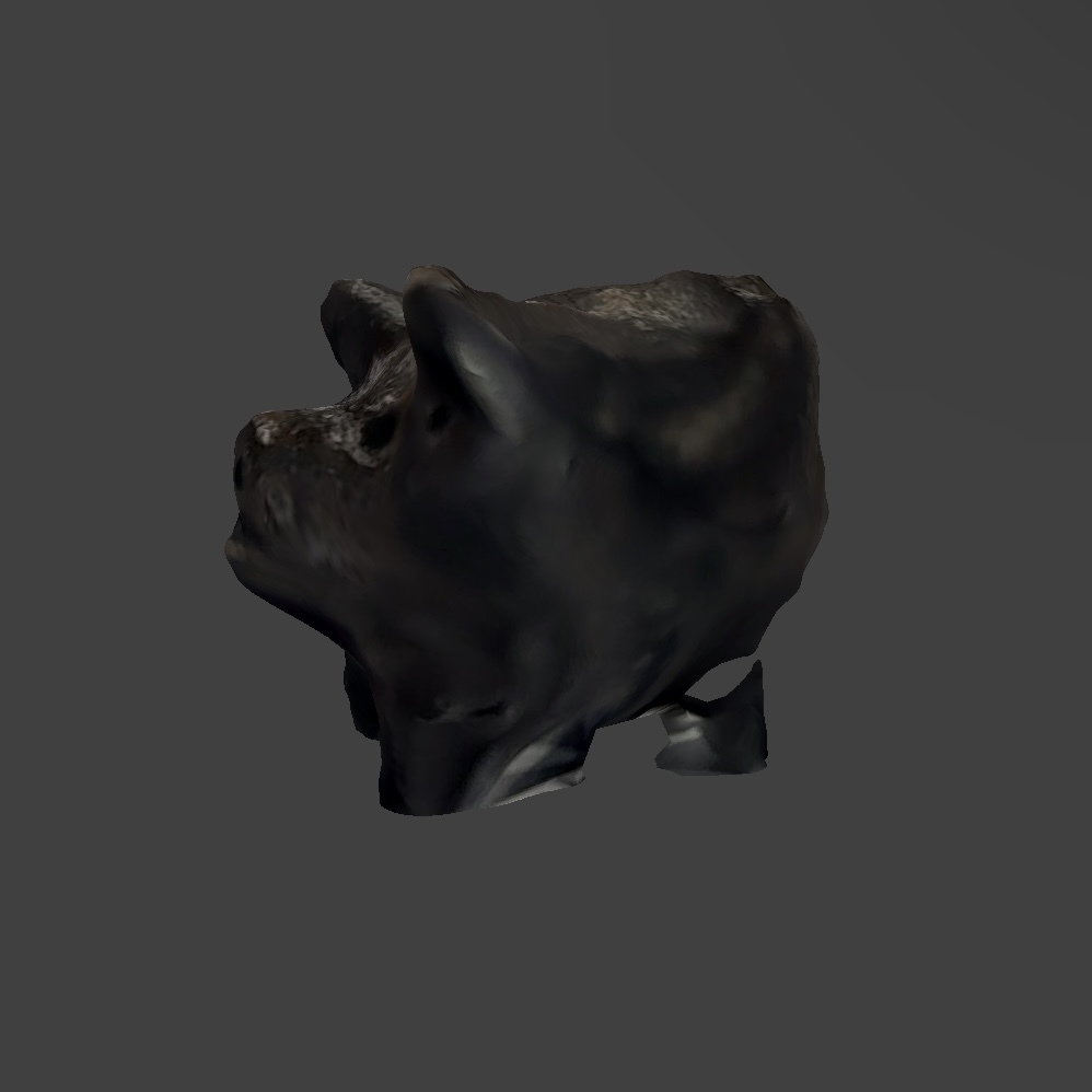 Scaniverse testing 12. Probably because of its color and smooth surface, I lost some back details when scanning it at the first time.